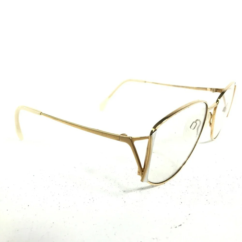 Menrad MOD.808-250 Eyeglasses Frames Gold Round Oval Full Rim 56-17-125